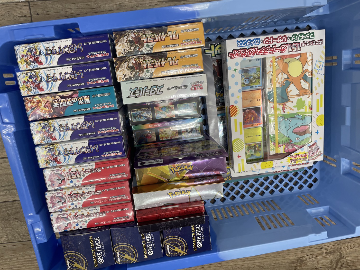 □『ポケモンカード ワンピースカードゲーム ボックス大量に買取ました 
