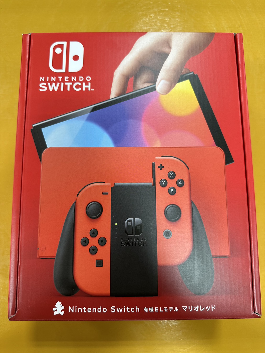 未使用 Nintendo Switch（有機ELモデル) マリオレッド-
